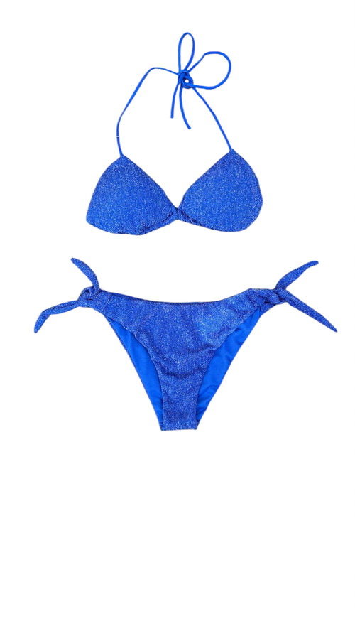 bikini bleu roi lurex
